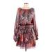 Ramy Brook Casual Dress: Burgundy Dresses - New - Women's Size Large