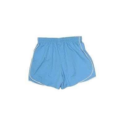 Nike Shorts: Blue Color Block Bottoms - Women's Size Medium