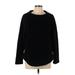 Ann Taylor LOFT Fleece Jacket: Black Jackets & Outerwear - Women's Size Large