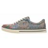 Sneaker DOGO "Sneaker Picture Perfect Damen Sneaker / Female", Damen, Gr. 38, Normalschaft, bunt (mehrfarbig, blau, rot), Lederimitat, Schuhe, Vegan
