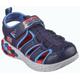 Sandale SKECHERS KIDS "J - BOYS" Gr. 27, blau (navy, rot) Kinder Schuhe