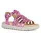 Sandale GEOX "J SANDAL SOLEIMA GIR" Gr. 34, pink (fuchsia) Kinder Schuhe Sommerschuh, Riemchensandale, Sandalette, mit Schnallenverschluss