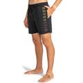 Badeshorts BILLABONG "ALL DAY HERITAG" Gr. L, N-Gr, schwarz (black) Herren Badehosen Herrenbademode