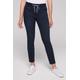 Comfort-fit-Jeans SOCCX Gr. 34, Normalgrößen, blau (blue navy) Damen Jeans