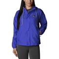 Women's Columbia Blue Quad Cities River Bandits Omni-Shade Flash Challenger Full-Zip Windbreaker Jacket