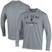 Men's Under Armour Gray St. Olaf Oles Baseball Performance Long Sleeve T-Shirt