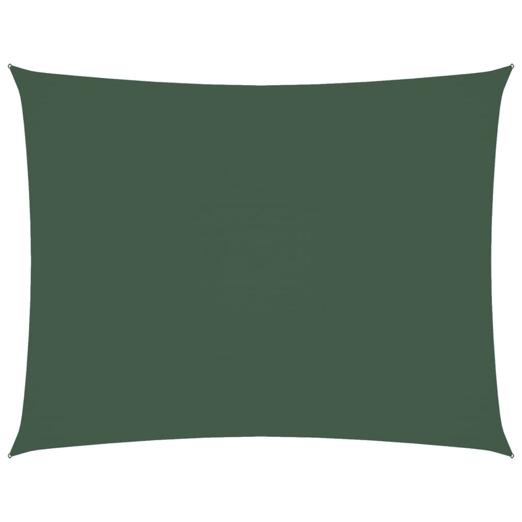 vidaXL Sonnensegel Oxford-Gewebe Rechteckig 2x3,5 m Dunkelgrün Image