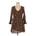 Old Navy Casual Dress: Brown Paisley Dresses - New - Women's Size 14 Petite