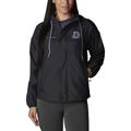 Women's Columbia Black Durham Bulls Omni-Shade Flash Challenger Full-Zip Windbreaker Jacket