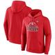 Men's Fanatics Branded Red Houston Cougars 2024 NCAA Basketball Tournament March Madness Sweet Sixteen Defensive Stance Pullover Hoodie