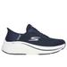 Skechers Women's Slip-ins: Max Cushioning Elite - Vanish Sneaker | Size 6.0 Wide | Navy/Lavender | Textile | Machine Washable