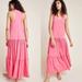 Anthropologie Dresses | Anthropologie Tiered Maxi Sundress | Color: Pink | Size: S
