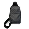 Louis Vuitton Bags | Authentic Louis Vuitton Avenue Sling Bag. (W/ Box And Dust Bag And Receipt) | Color: Black | Size: Os