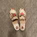Gucci Shoes | Gucci Mules | Color: Cream/Pink | Size: 7