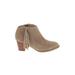 Vionic Ankle Boots: Tan Shoes - Women's Size 8