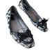 Coach Shoes | Coach Signature Flats Slip On Comfort Loafers With Bow Black Grey Women’s 7.5 | Color: Black/Gray | Size: 7.5