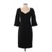 Beyond by Ashley Graham Casual Dress - Sheath: Black Solid Dresses - Women's Size 2