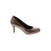 Comfort Plus by Predictions Heels: Brown Shoes - Women's Size 7