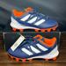 Adidas Shoes | Adidas | Boy’s Afterburner Md K Cleats Blue/Orange Baseball Size 4 | Color: Blue/Orange | Size: 4b