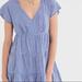 Urban Outfitters Dresses | Gingham V-Neck Mini Dress | Color: Blue/White | Size: M