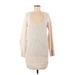 Miss Selfridge Casual Dress - Sweater Dress: Ivory Dresses - New - Women's Size 8