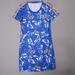 Adidas Dresses | Adidas Farm Rio Shirt Dress Nwt Blue Butterfly Print | Color: Blue | Size: S