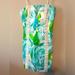 Lilly Pulitzer Dresses | Lilly Pulitzer Strapless Dress. Size 4. Euc | Color: Green/White | Size: 4