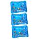 Abaodam 3pcs Creative Pad Tummy Time Mat Sensory Activity Toy Inflatable Toy Water Play Mat Activity Sensory Stimulation Cushion Activity Play Center Toys Crawl Sea ​​Turtle