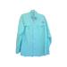 Columbia Shirts | Columbia Pfg Bahama Ii Fishing Sun Button Down Top Blue Men's Size Large | Color: Blue | Size: L