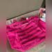 Victoria's Secret Bags | Hpnwt. Victoria's Secret Large Pink Sparkly Pink Tote Bag And Gift Set | Color: Pink | Size: Os