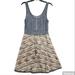 Free People Dresses | Free People Button Sleeveless Sun Dress | Color: Gray/Red | Size: M