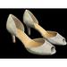 Kate Spade New York Shoes | Kate Spade Ny Sissy Glitter Peep Toe Pumps Women 6 Silver Kitten Heels Worn 1x | Color: Silver | Size: 6
