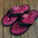 Nike Shoes | Nike Comfort Footbed Flip Flops | Color: Black/Pink | Size: 9