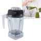 Blender Container, 48oz Clear Food Blender Container with Stainless Steel Blade Lid, Replacement Parts Blender Jar, Multifunctional Blender Pitcher ForIced Frappes, Hot Soups, Dess