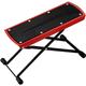 Guitar Footstool Classical Guitar Footrest Folding 6-Speed Adjustable Metal Non-Slip Guitar Foot Pedal for Classical Guitar Player (Color : Red, Size : 25.5x10cm)