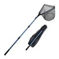 Fishing Landing Net, Retractable Fishing Net Telescoping Landing Net Carp Bass Pike Trout Fishing Tackle 8kg Max Load Collapsible Fshing (Size : 102cm)