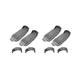 2 set 1 Pair Rowing Machine Replacement Foot Pedals for Horse Riding Machine