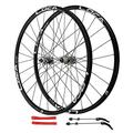 MTB Bike Wheelset 26 27.5 Inch, Double Wall Aluminum Alloy 700C Mountain Cycling Rim Racing 29 Inch Freewheel