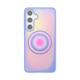 PopSockets Samsung Galaxy S24 Plus Case with Magnetic Round Phone Grip Compatible with MagSafe, Phone Case for Galaxy S24+ - Aura