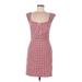 ABS Allen Schwartz Casual Dress - Mini: Pink Plaid Dresses - Women's Size 8