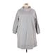 Caslon Casual Dress - Sweater Dress: Gray Dresses - Women's Size 2X