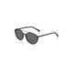 CAROLINE B.K. Sunglasses with Dark Grey Polarized Lens - MEDIUM (49-54mm), black/grey, Medium