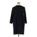 Tommy Hilfiger Casual Dress - Sweater Dress: Black Solid Dresses - Women's Size X-Large