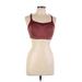 Brooks Sports Bra: Burgundy Activewear - Women's Size Medium