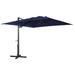 Clihome 10*10ft Cantilever Umbrella Rectangular Crank Market Umbrella