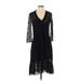 Zara Basic Casual Dress: Black Dresses - Women's Size X-Small