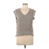 Abercrombie & Fitch Sweater Vest: Gray Sweaters & Sweatshirts - Women's Size Large