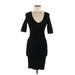 French Connection Casual Dress - Bodycon: Black Dresses - Women's Size 8