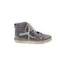 Vans Sneakers: Gray Marled Shoes - Kids Girl's Size 2