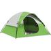 HIGEMZ 3-person camping dome tent, easy to set up, suitable for outdoor hiking on the beach, Dark Green, Polyester | Wayfair YJSKU-098